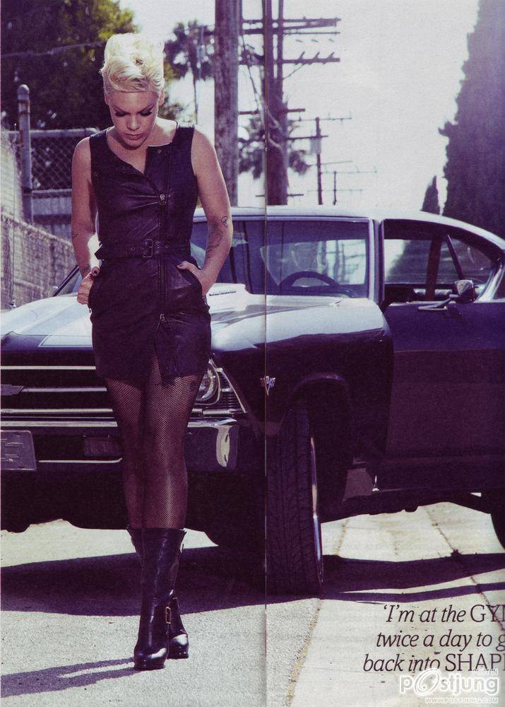 Pink @ Fabulous Magazine September 2012