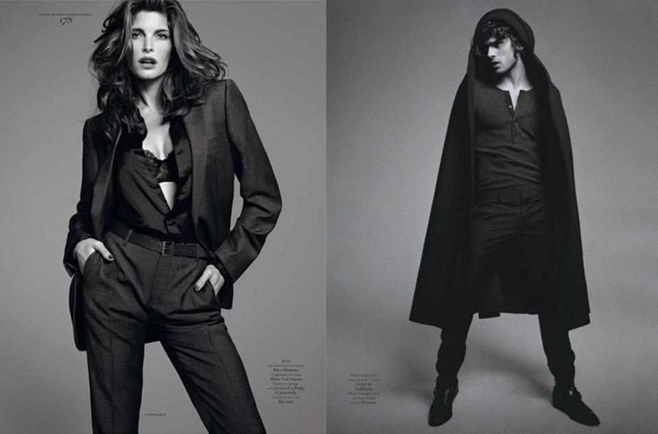 Marlon & Stephanie @ Vogue Hommes International F/W 2012