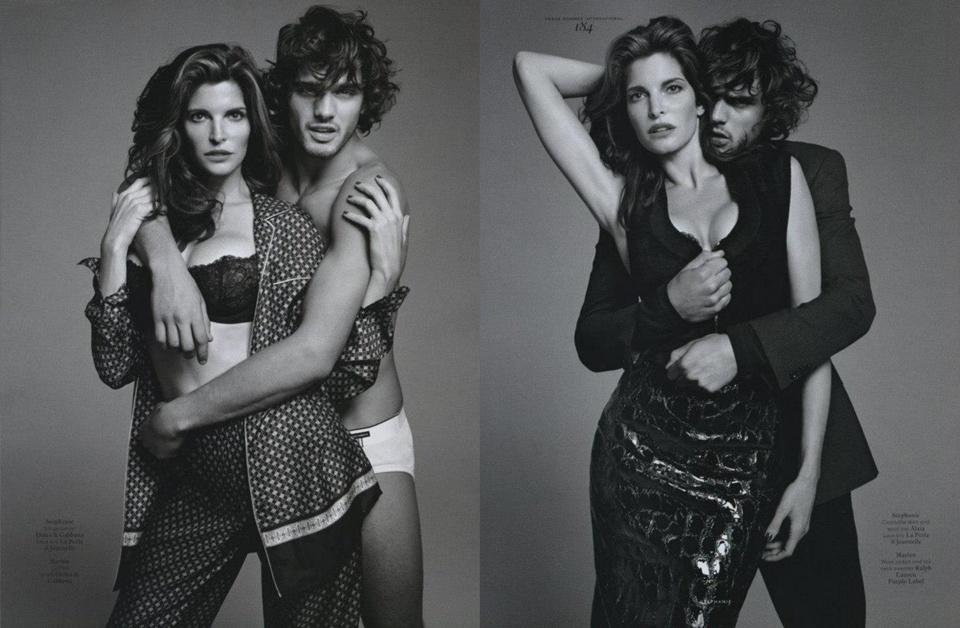 Marlon & Stephanie @ Vogue Hommes International F/W 2012