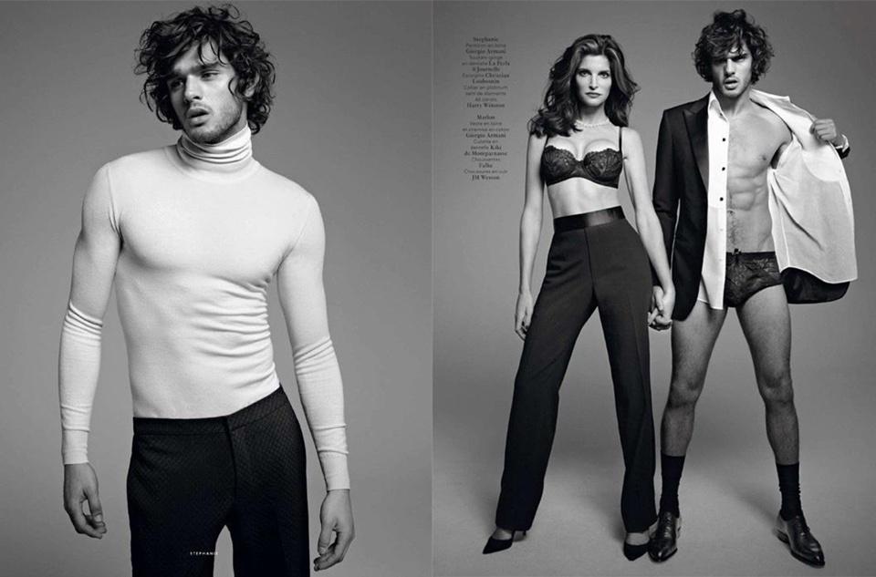 Marlon & Stephanie @ Vogue Hommes International F/W 2012