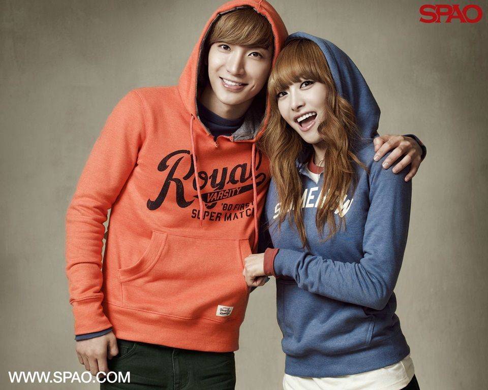 Super Junior & F(x) Photoshoot for SPAO