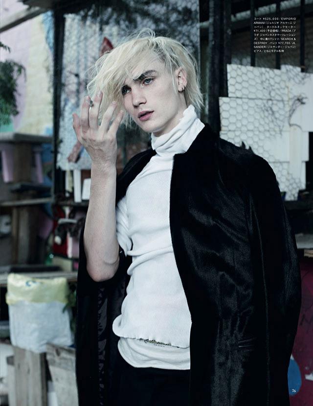 Gryphon O'Shea @ Vogue Hommes Japan #9 F/W 2012
