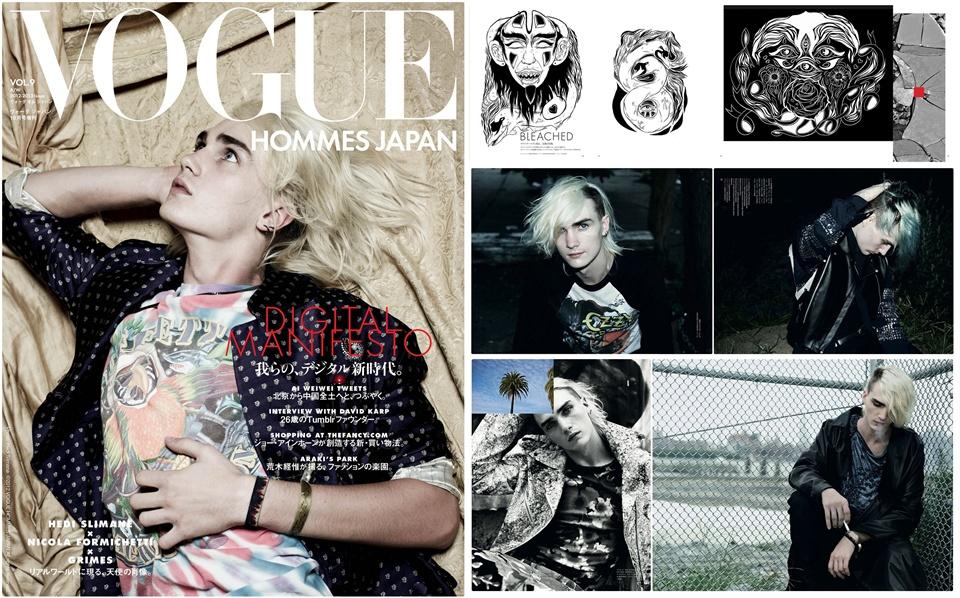 Gryphon O'Shea @ Vogue Hommes Japan #9 F/W 2012