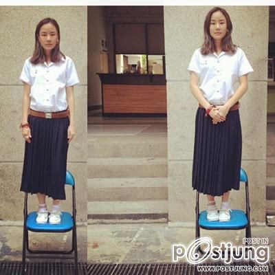 ดาราในชุดนักศึกษา