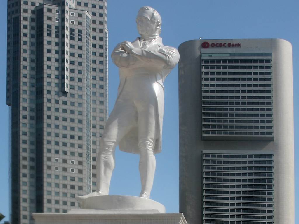 Stamford Raffles statue