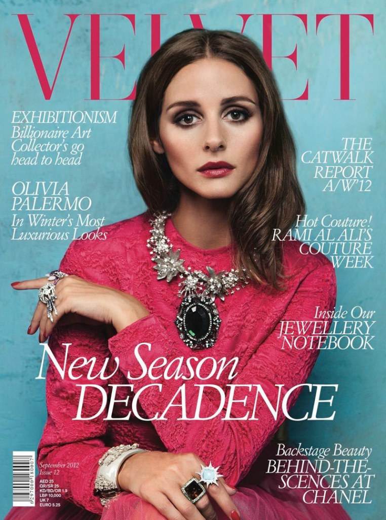 Olivia Palermo @ Velvet Magazine September 2012