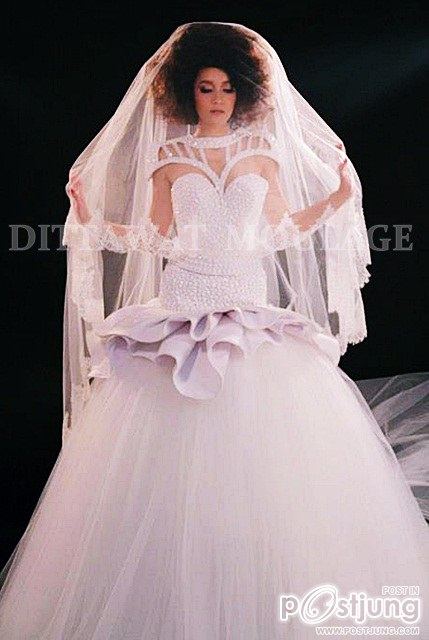 พี่บี"น้้าทิพย์ ถ่ายแฟชั่นชุดสวยๆ จากห้องเสื้อ DITTAWAT MOULAGE