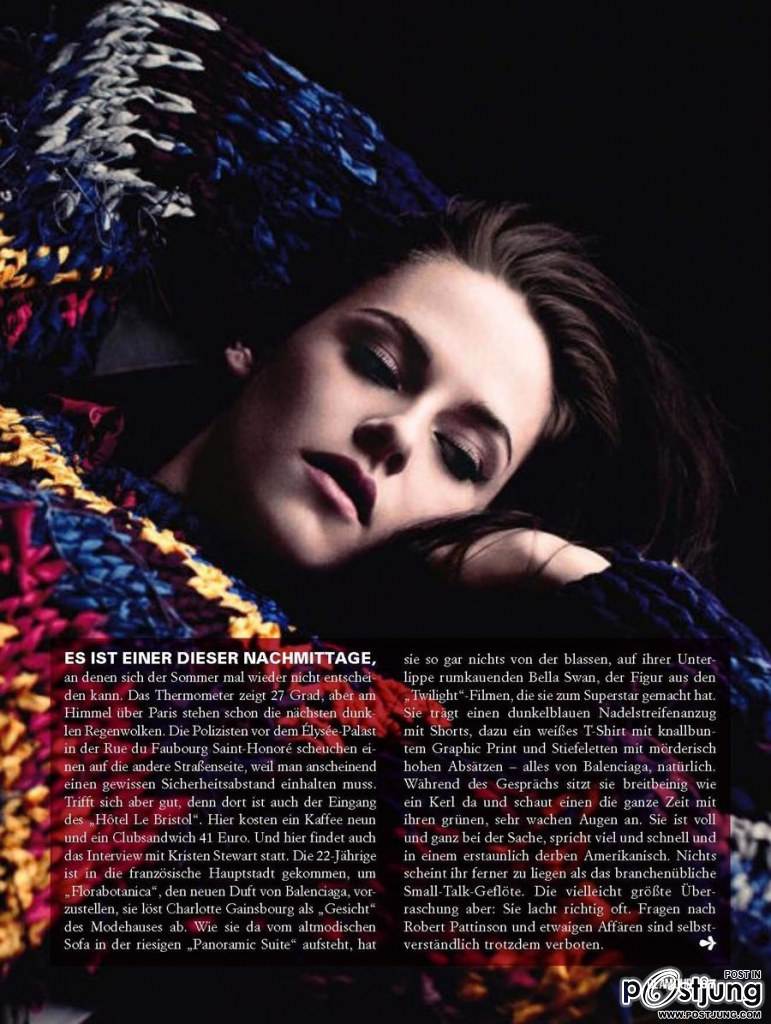 Kristen Stewart @ Glamour Germany October 2012