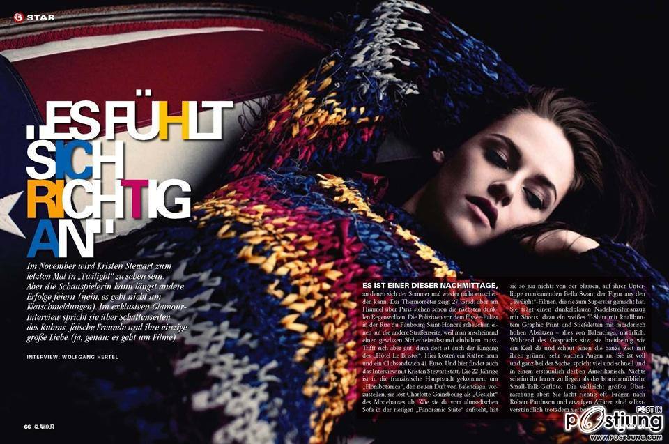 Kristen Stewart @ Glamour Germany October 2012