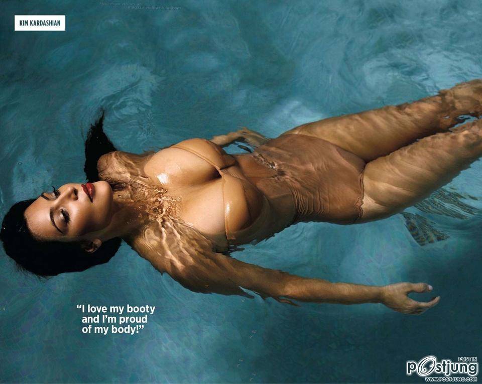 Kim Kardashian @ Nuts UK Magazine September 2012