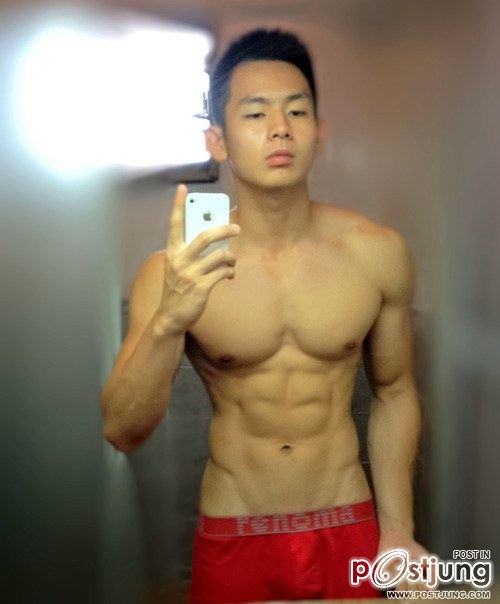 Muscular Asian men
