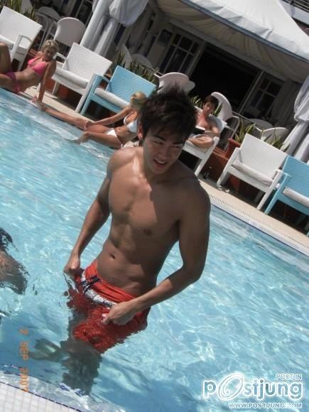 Muscular Asian men