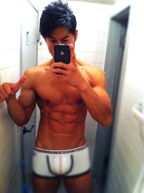 Muscular Asian men
