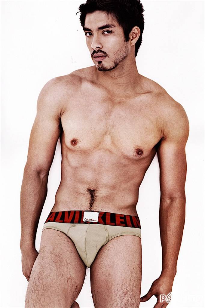 Muscular Asian men