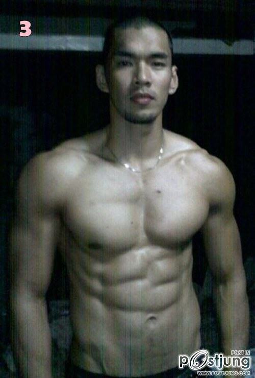 Muscular Asian men