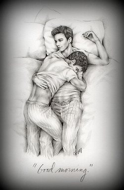 Men hugging