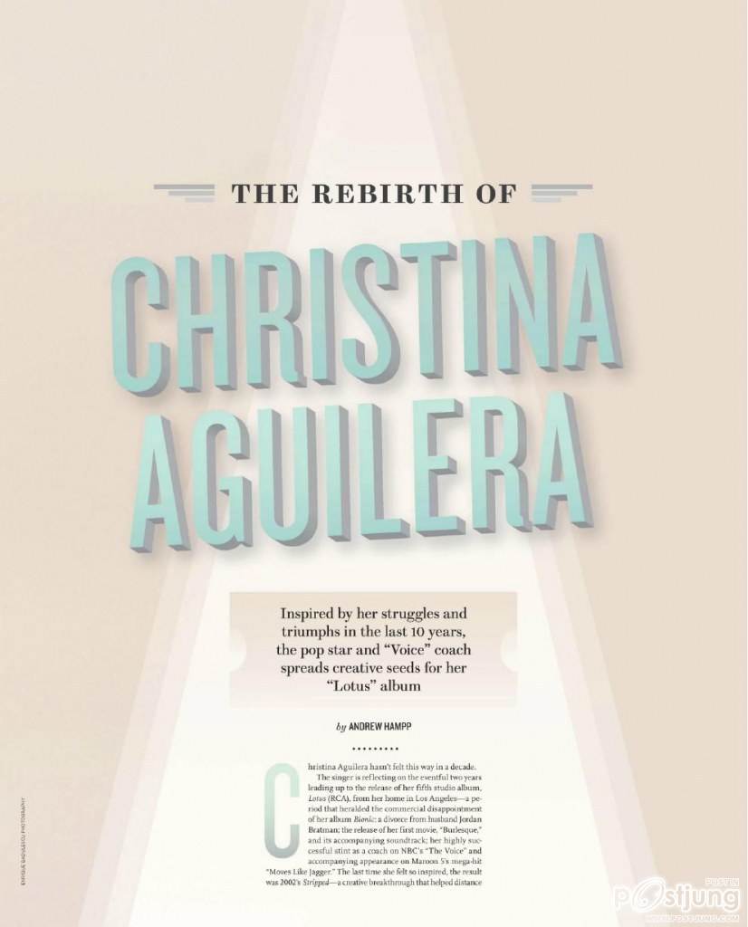 Christina Aguilera @ Billboard Magazine September 2012