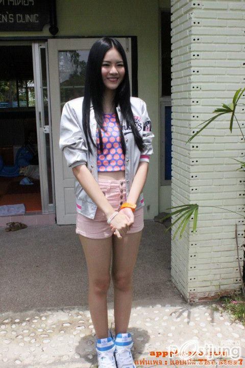 แอปเปิ้ล The Star 7 ขาว หุ่นดี  ขาสวย+ขายาว ม๊วกกกก