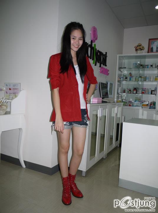 แอปเปิ้ล The Star 7 ขาว หุ่นดี  ขาสวย+ขายาว ม๊วกกกก