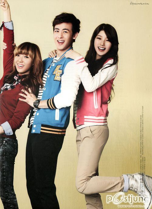 2PM Nick Khun and Miss A - Edwin Spring 2012