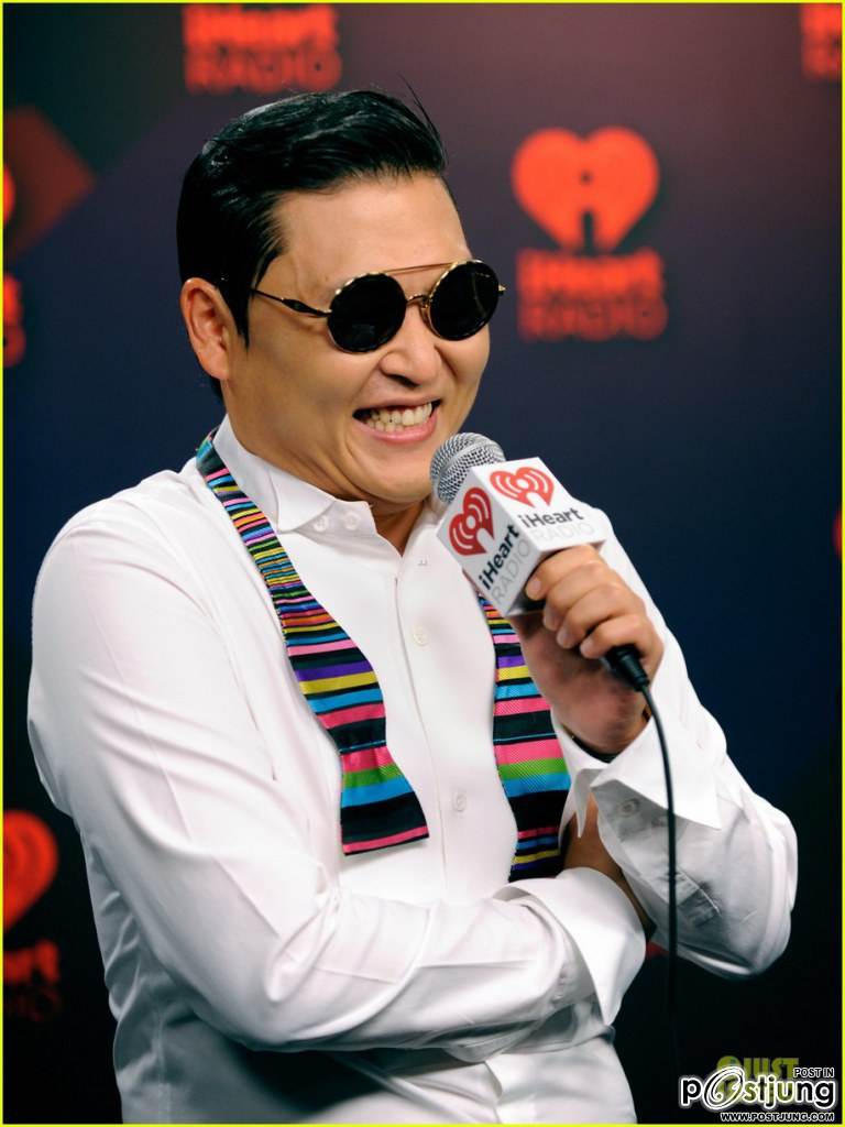 Psy Teaches Usher 'Gangnam Style' Dance at iHeartRadio!