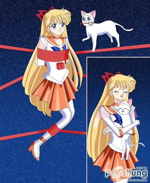 คนรัก Sailor Venus & Sailor V