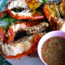 กุ้งเผา ก่อนนอน