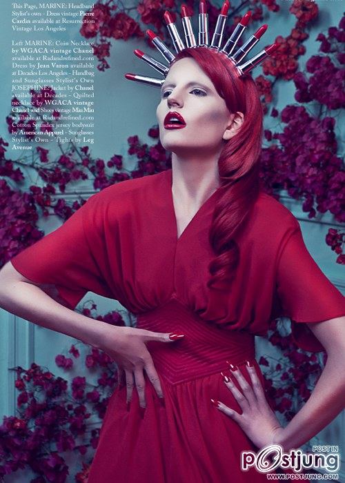 Vamp Red Looks  Factice Magazine