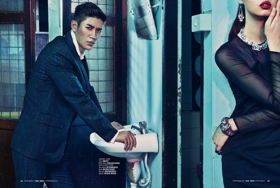 Cao Lam Vien & Angel Lee @ ELLE MAN Vietnam October 2012