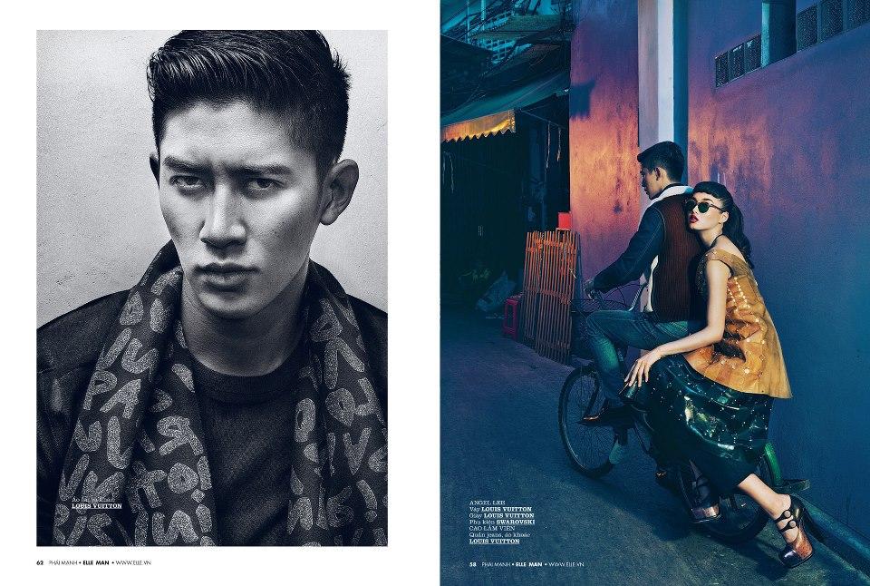 Cao Lam Vien & Angel Lee @ ELLE MAN Vietnam October 2012