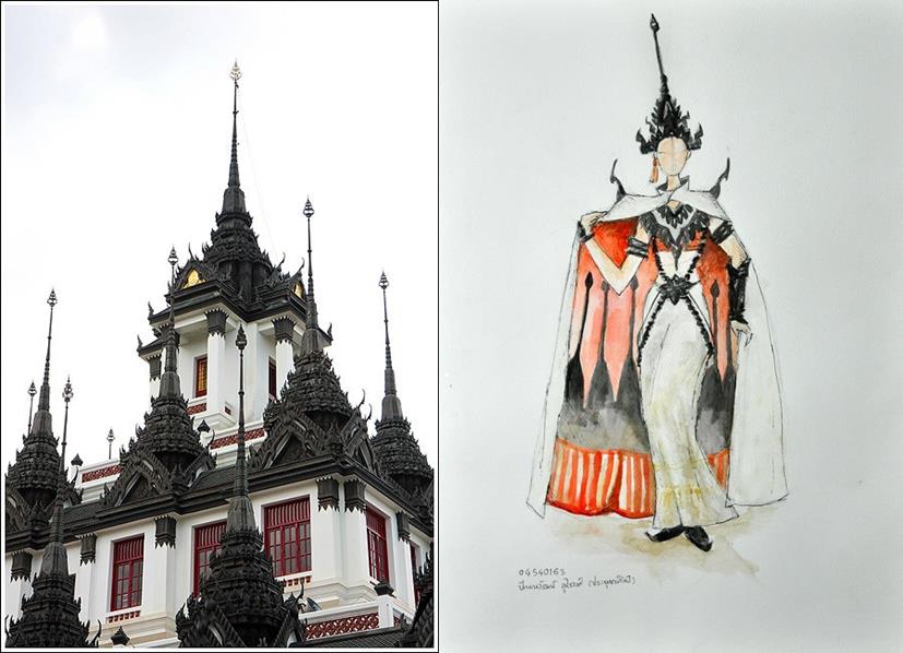 โลหะพัตรา คว้ารางวัลการออกแบบชุดประจำชาติไทย !!!