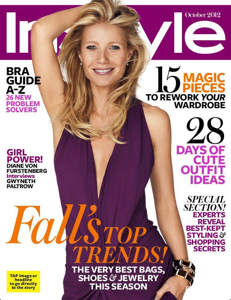 Gwyneth Paltrow @ InStyle October 2012