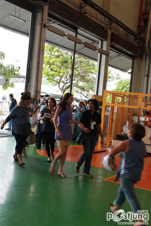 พี่อั้ม พัชราภา กองถ่ายละคร "อุบัติเหตุ" ครับ