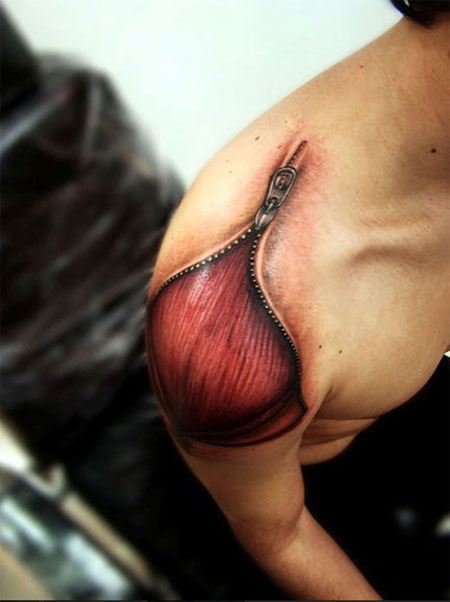 ศิลปินเวเนซูเอลา รังสรรค์รอยสัก 3 มิติ ฉีกเนื้อหนังสยอง