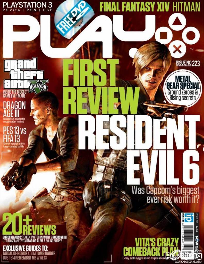 Resident Evil 6 @ PLAY UK issue 223 October 2012
