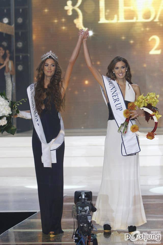Miss Lebanon 2012 อีก1 หน้าประวัติศาสตร์นางงาม เมื่อ"ฝาแฝด"คว้ามงและรอง