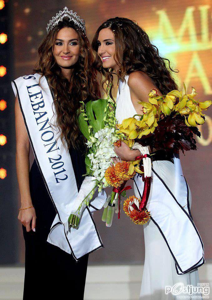 Miss Lebanon 2012 อีก1 หน้าประวัติศาสตร์นางงาม เมื่อ"ฝาแฝด"คว้ามงและรอง