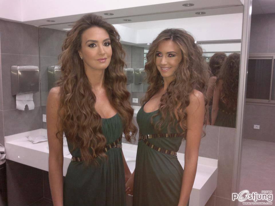 Miss Lebanon 2012 อีก1 หน้าประวัติศาสตร์นางงาม เมื่อ"ฝาแฝด"คว้ามงและรอง
