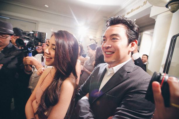 หวานสุด ๆ ภาพบรรยากาศงานหมั้น แป้ง-ผู้กองต้อม