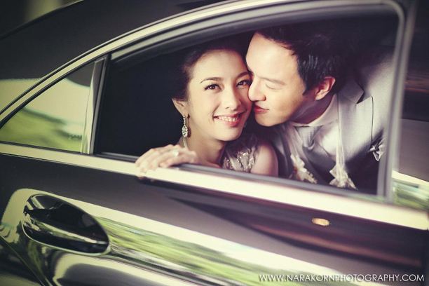 หวานสุด ๆ ภาพบรรยากาศงานหมั้น แป้ง-ผู้กองต้อม