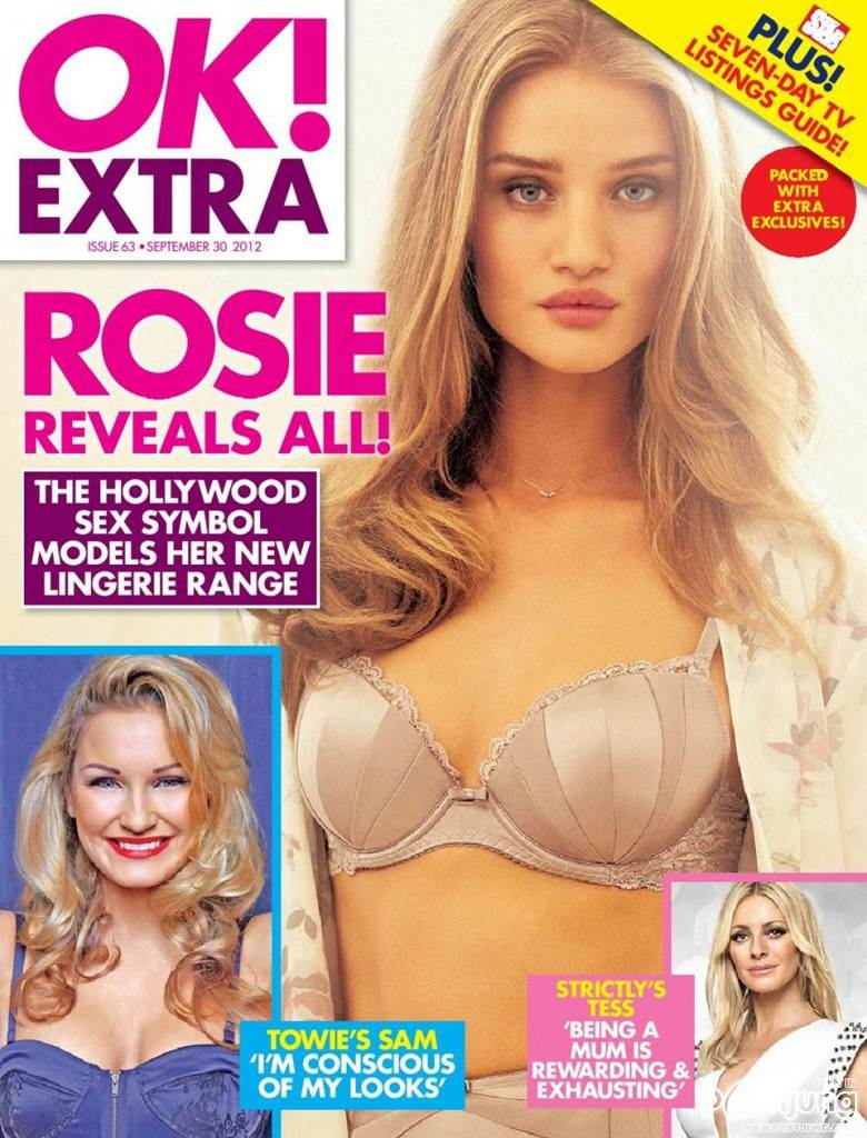 Rosie Huntington-Whiteley @ OK! Extra UK September 2012