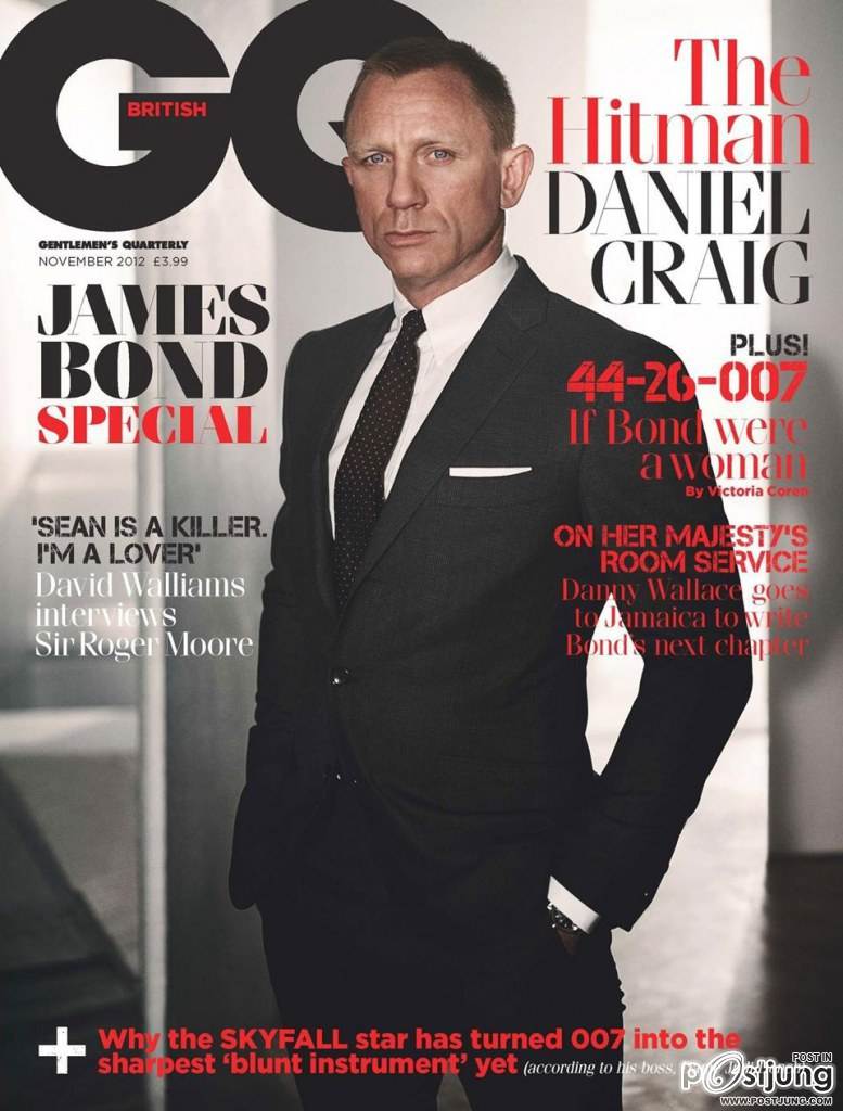 James Bond (Special) @ GQ UK November 2012