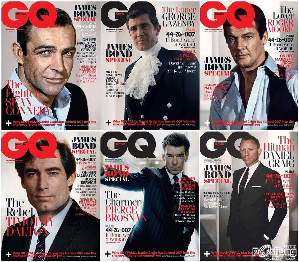 James Bond (Special) @ GQ UK November 2012