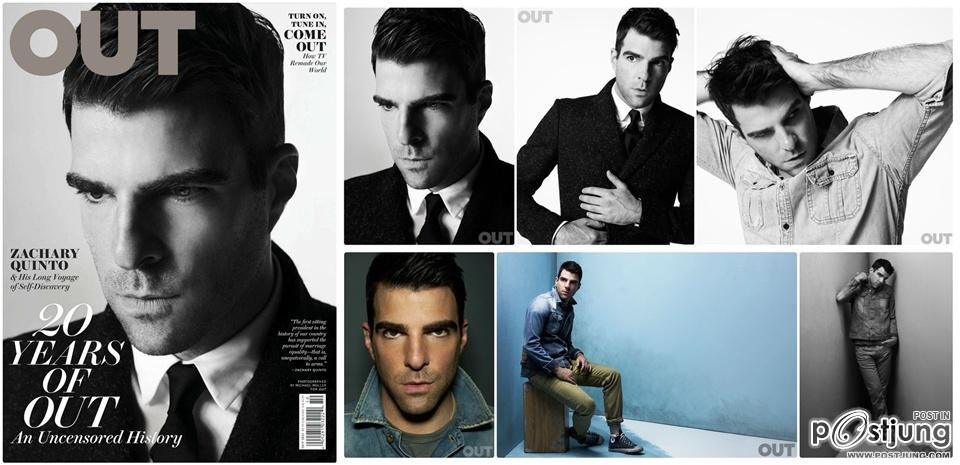 Zachary Quinto @ Out Magazine October 2012