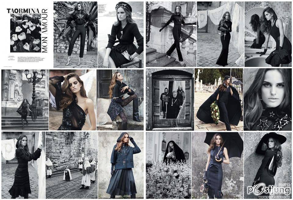 Izabel Goulart & Marlon Teixeira @ L'Officiel Paris October 2012