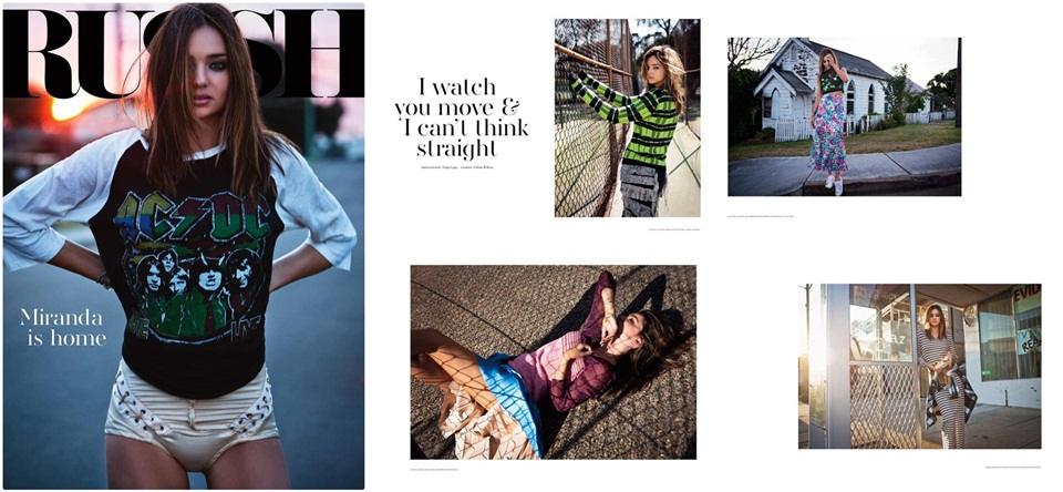 Miranda Kerr @ Russh Fall 2012