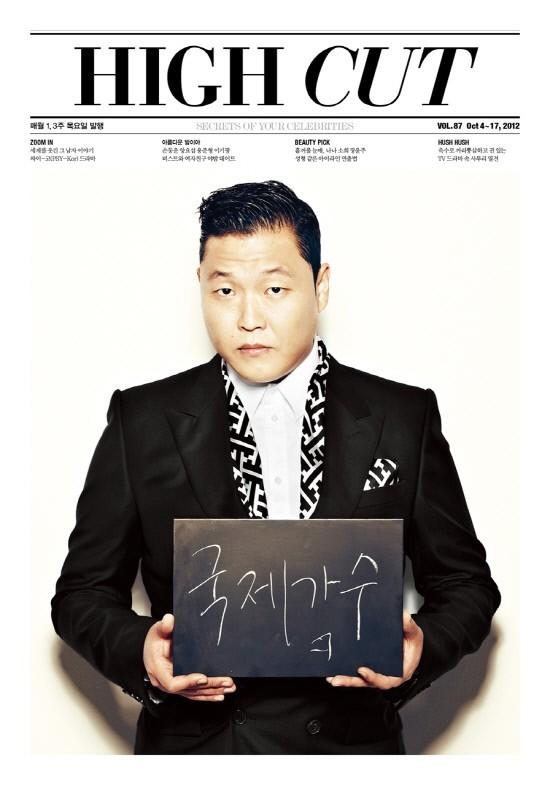 Psy @ High Cut Magazine vol.87 October 2012