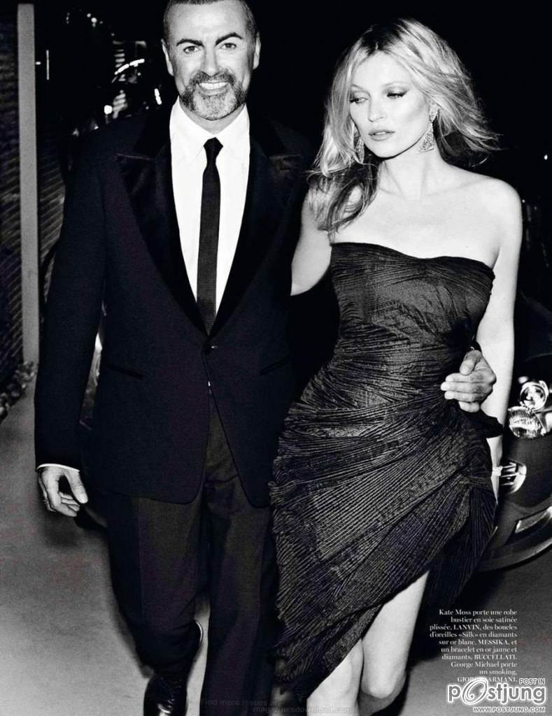 Kate Moss & George Michael @ Vogue Paris October 2012