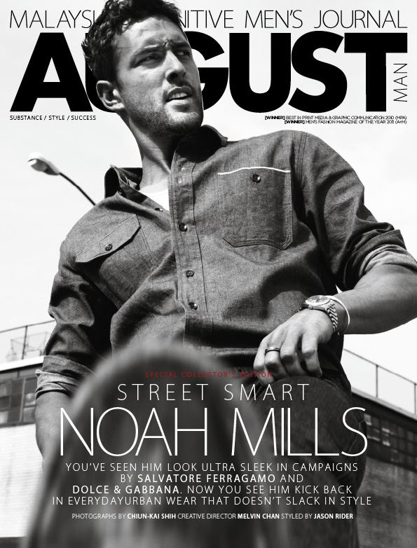 Noah Mills @ August Man Malaysia October 2012