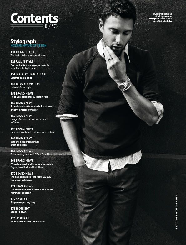 Noah Mills @ August Man Malaysia October 2012